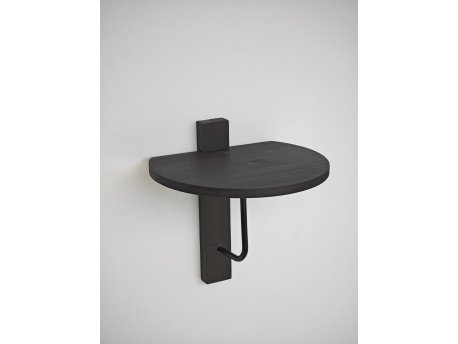 HANAH HOME Zidna polica Reve Anthracite Black