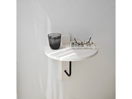 HANAH HOME Zidna polica Reve Black White