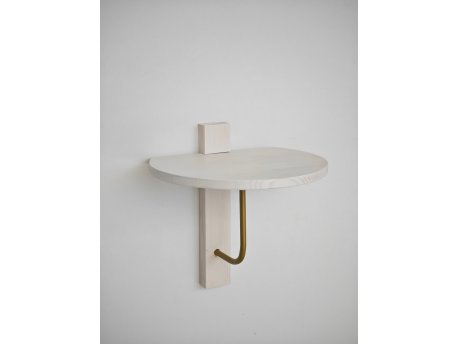 HANAH HOME Zidna polica Reve Gold White