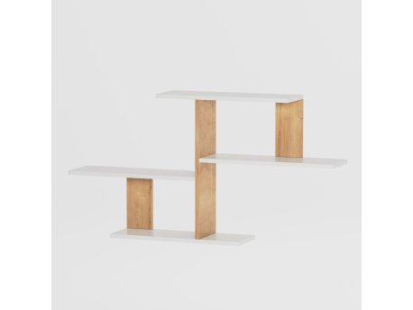 HANAH HOME Zidna polica Sitil White Oak