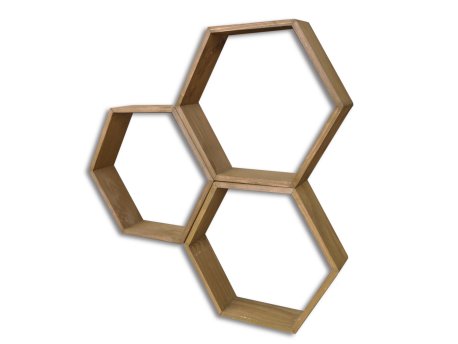 HANAH HOME Zidna polica Hex001