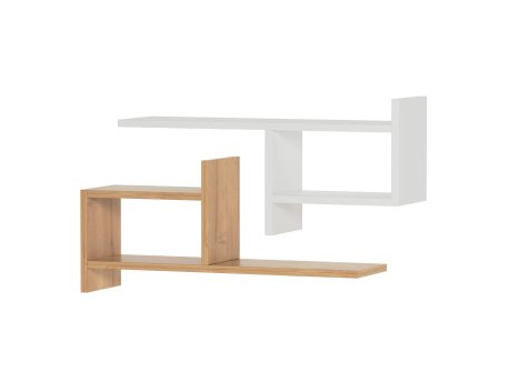 HANAH HOME Zidna polica Hisar White Oak