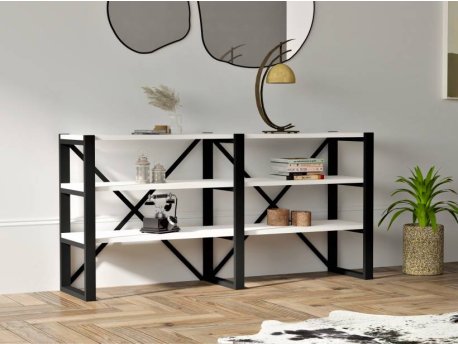 HOME LINE Konzola Bodrum White