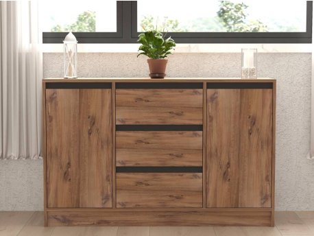 HOME LINE Konzola Karal Atlantic Pine Anthracite