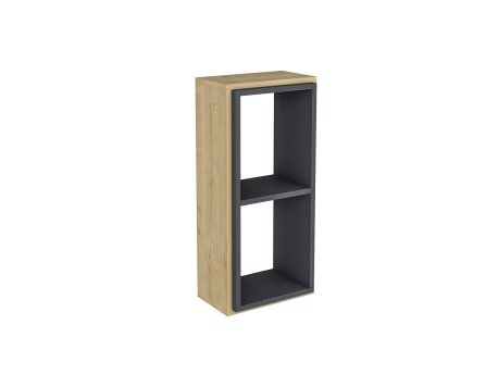 HANAH HOME Zidna polica Zera Sapphire Oak Anthracite