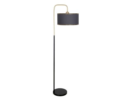 OPVIQ Podna lampa Potenza Anthracite Gold