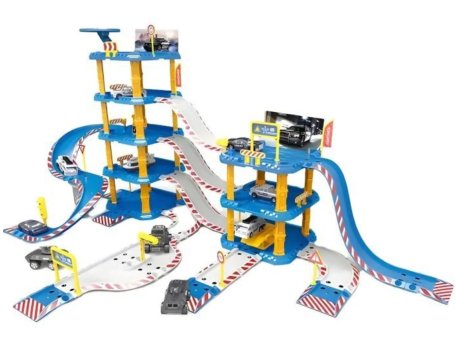 ECO TOYS Parking garaža Policijska stanica 100 elemenata