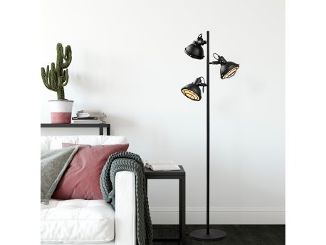 OPVIQ Podna lampa Spoly 13795 Black