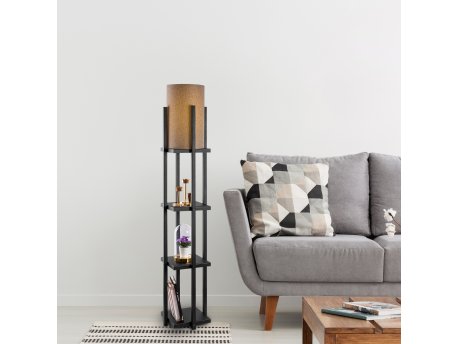 OPVIQ Podna lampa 7112 Black