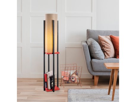 OPVIQ Podna lampa 7132 Black Red