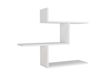 HANAH HOME Zidna polica Bien White