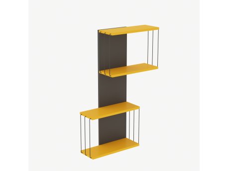 HANAH HOME Zidna polica Destan Yellow