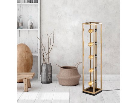 OPVIQ Podna lampa Kafes 13745 Gold