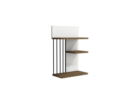 HANAH HOME Zidna polica Nezma White Walnut