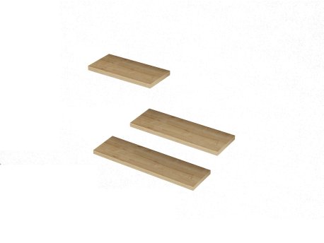 HANAH HOME Zidna polica Leila Sapphire Oak