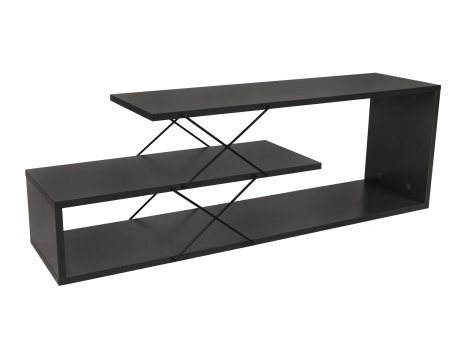 HANAH HOME TV polica Zigzag Anthracite