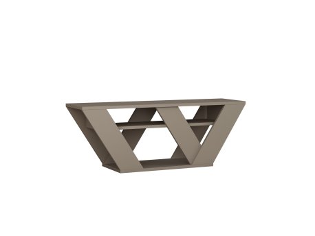 HANAH HOME TV polica Pipralla Light Mocha