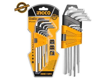 INGCO Imbus ključevi u setu Industrial 1.5-10mm HHK11091