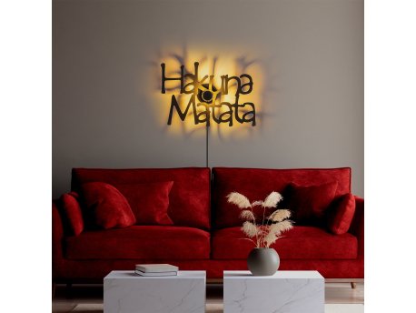 OPVIQ Zidna lampa Hakuna Matata V2