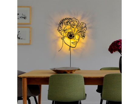 OPVIQ Zidna lampa Flower Woman