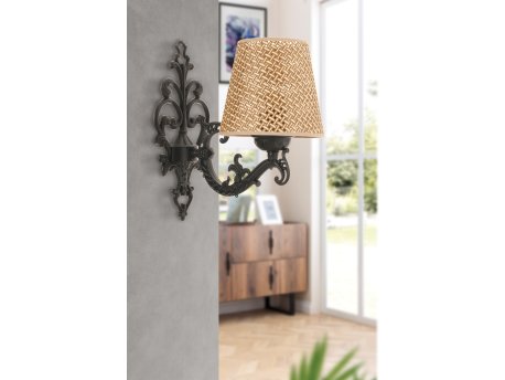 OPVIQ Zidna lampa Claire Hazeran Natural Black