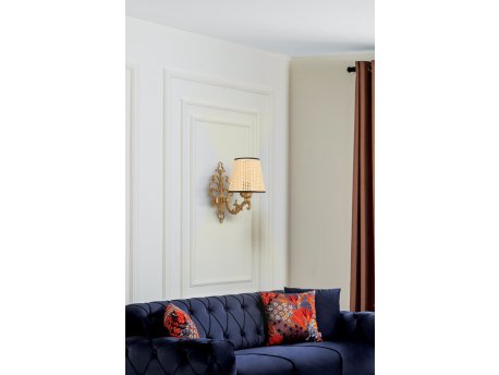 OPVIQ Zidna lampa Claire Coral Natural Gold