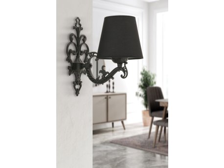 OPVIQ Zidna lampa Claire Black