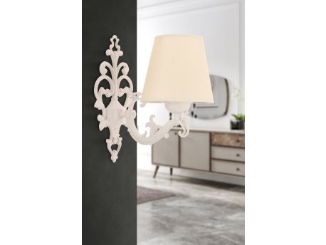 OPVIQ Zidna lampa Claire Cream White