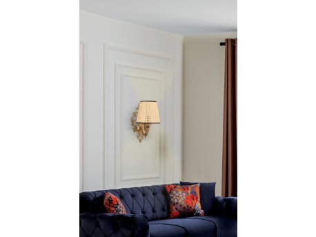 OPVIQ Zidna lampa Lily Coral Natural Gold
