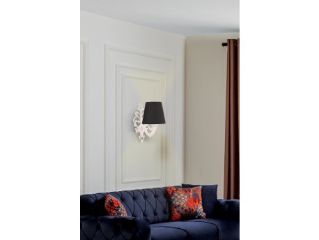 OPVIQ Zidna lampa Lily Coral Black White