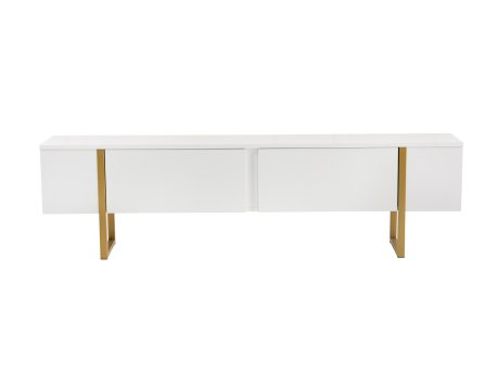 HANAH HOME TV polica Serenity White Gold