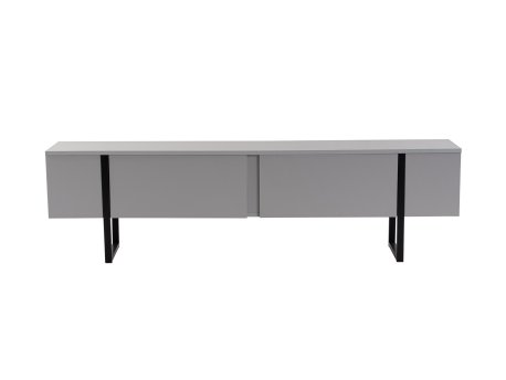 HANAH HOME TV polica Serenity Grey Black