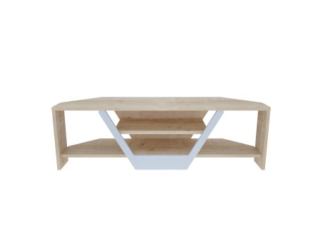 HANAH HOME TV polica Sares Oak White