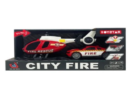 PERTINI Set vatrogasni auto i helikopter 1039267