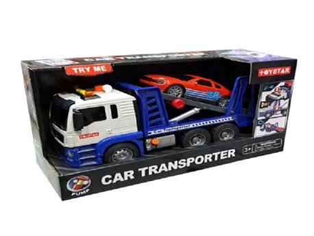 PERTINI Plavi kamion transporter sa jednim autom 1039275