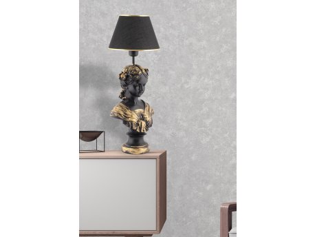 OPVIQ Stona lampa Opelya Black