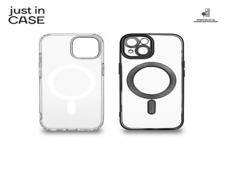 JUST IN CASE 2u1 Extra case MAG MIX paket CRNI za iPhone 15 Plus