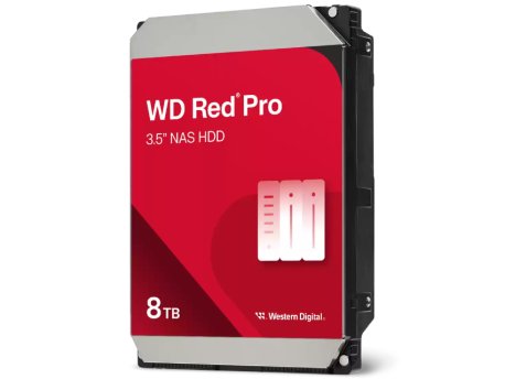 WESTERN DIGITAL 8TB 3.5 inča SATA III 256MB 7.200 WD8005FFBX Red Pro hard disk