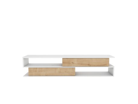 HANAH HOME TV polica Cortez White Oak