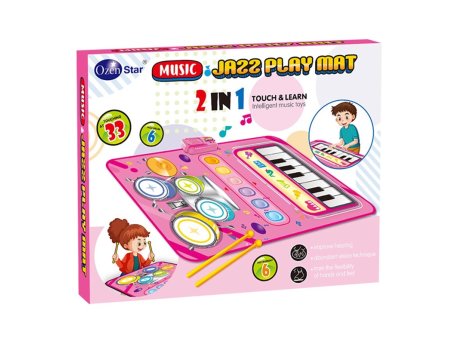 PERTINI Muzička podna podloga instrumenti 80x50