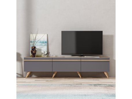 HANAH HOME TV polica Amsterdam Anthracite