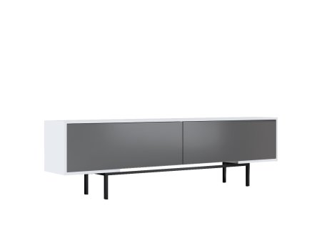 HANAH HOME TV polica Force Anthracite White Black