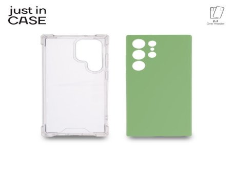JUST IN CASE 2u1 Extra case MIX paket ZELENI za S23 Ultra MIX218GN