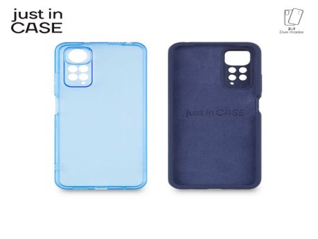 JUST IN CASE 2u1 Extra case MIX paket PLAVI za Redmi Note 11 MIX312BL