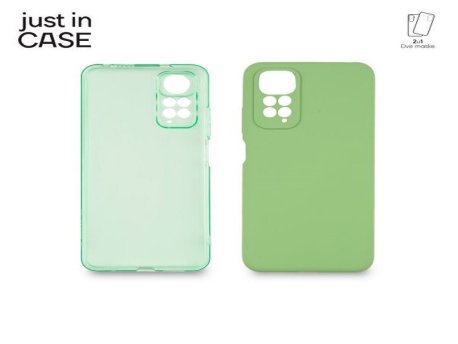 JUST IN CASE 2u1 Extra case MIX paket ZELENI za Redmi Note 11 MIX312GN