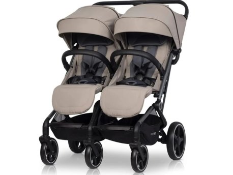 EUROCART Kolica za blizance Easy go echo savana