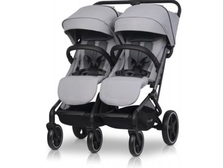 EUROCART Kolica za blizance Easy go echo cloudy