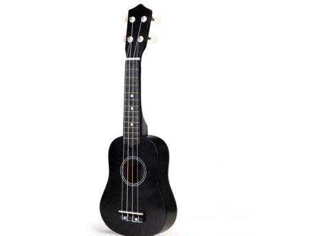 ECO TOYS Ukulele gitara za decu 4 zice crna