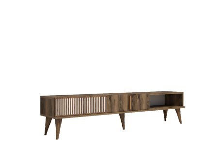 HANAH HOME TV polica Milan Walnut 11