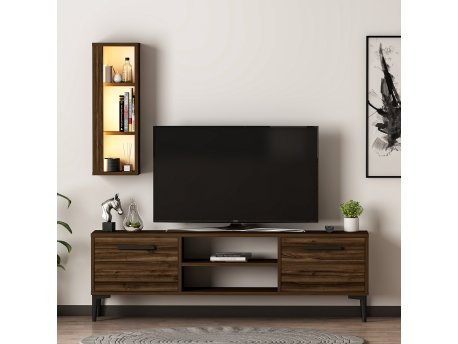 HANAH HOME TV polica Bien Walnut